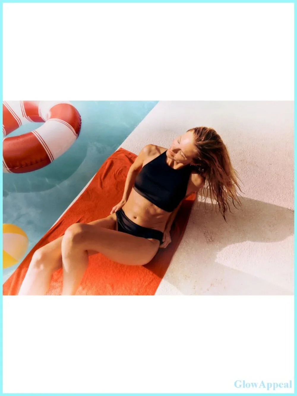 Women's Bikini Top with Removable Cups, Chlorine Resistant, Quick Dry, Soft